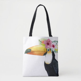Tropical Halo - Toucan Tote Bag
