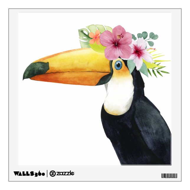 Tropical Halo - Toucan Wall Decal (Front)