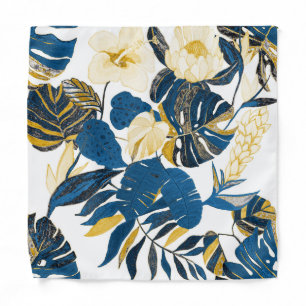 Tropical Hand Drawn: Creative Seamless Pattern Bandana