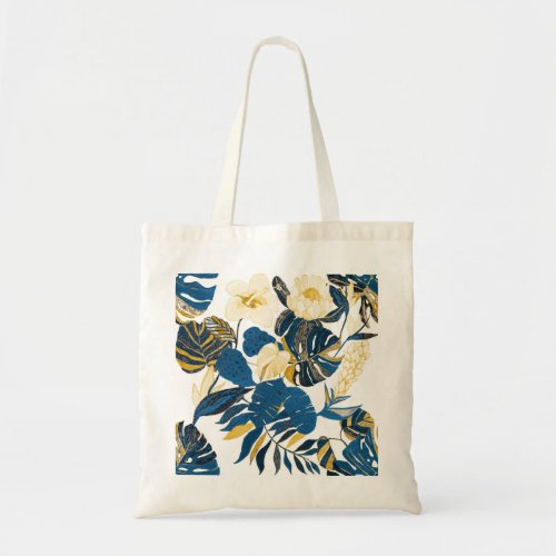 Tropical Hand Drawn Creative Seamless Pattern Tote Bag
