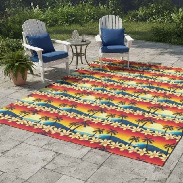 Tropical Haven  Outdoor Rug (Creator Uploaded)