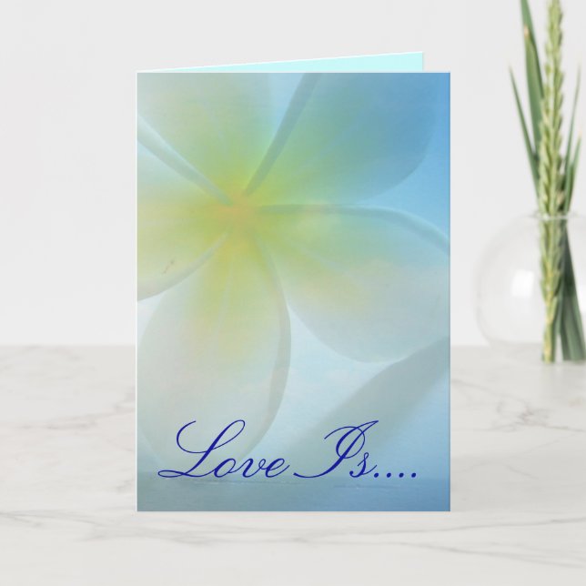 Tropical Haven Wedding Card (Front)