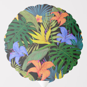 Tropical Hawaii Aloha Flower Graphic Balloon