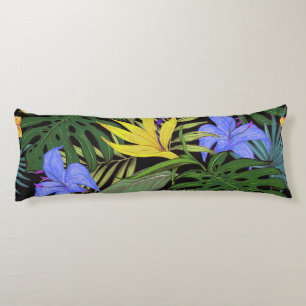 Tropical Hawaii Aloha Flower Graphic Body Pillow