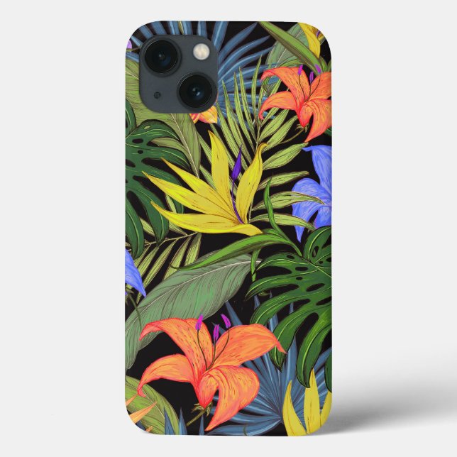 Tropical Hawaii Aloha Flower Graphic Case-Mate iPhone Case (Back)