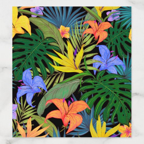 Tropical Hawaii Aloha Flower Graphic Envelope Liner