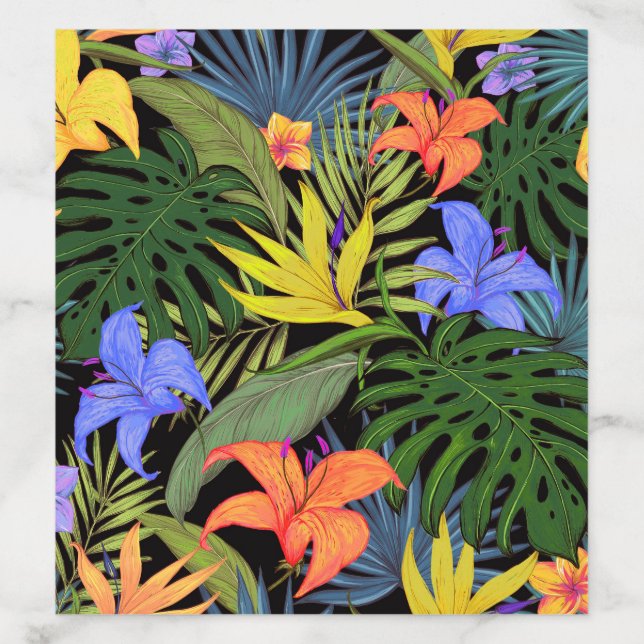 Tropical Hawaii Aloha Flower Graphic Envelope Liner (Design)