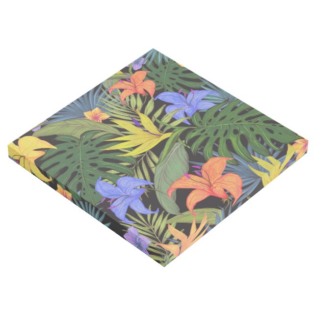 Tropical Hawaii Aloha Flower Graphic Gallery Wrap (3/4)