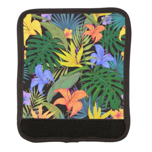Tropical Hawaii Aloha Flower Graphic Luggage Handle Wrap