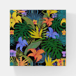 Tropical Hawaii Aloha Flower Graphic Paperweight