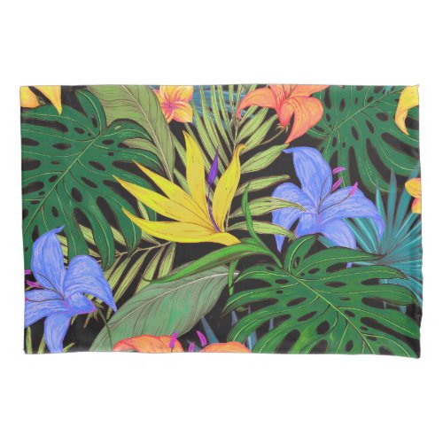 Tropical Hawaii Aloha Flower Graphic Pillow Case