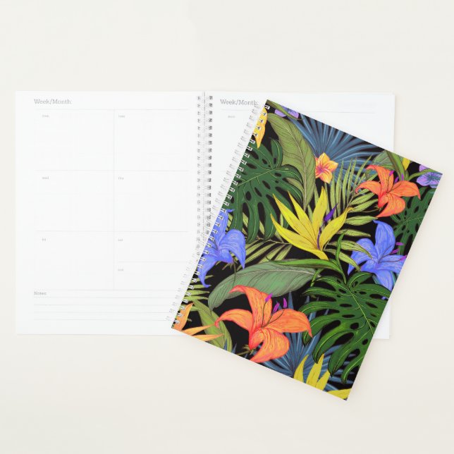 Tropical Hawaii Aloha Flower Graphic Planner (Display)