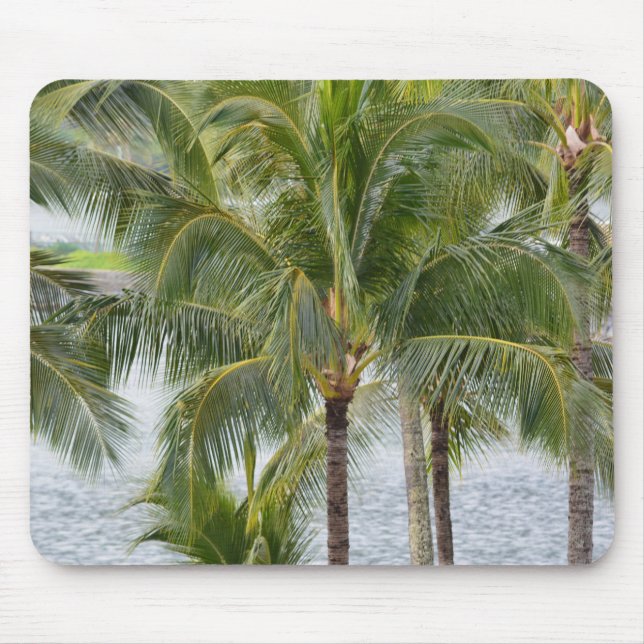Tropical Hawaii Palm Trees Mouse Pad (Front)