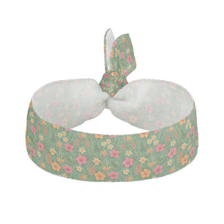Tropical/Hawaii patterned floral Elastic Hair Tie