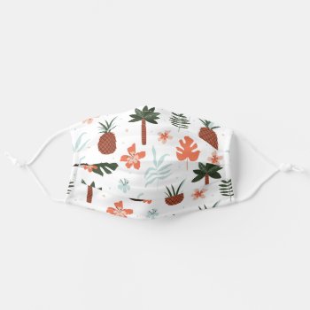 Tropical Hawaii Style Cloth Face Mask by ericar70 at Zazzle