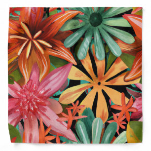 tropical/Hawaiian/floral/flower Bandana
