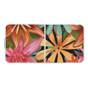 tropical/Hawaiian/floral/flower Beer Pong Table