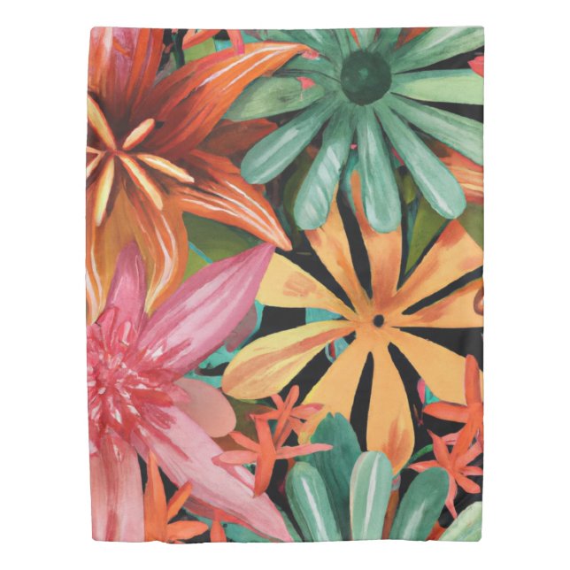 tropical/Hawaiian/floral/flower Duvet Cover (Front)