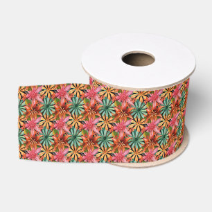 tropical/Hawaiian/floral/flower Grosgrain Ribbon