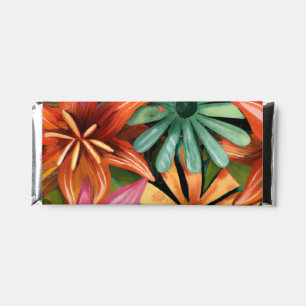 tropical/Hawaiian/floral/flower Hershey Bar Favors