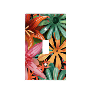tropical/Hawaiian/floral/flower Light Switch Cover