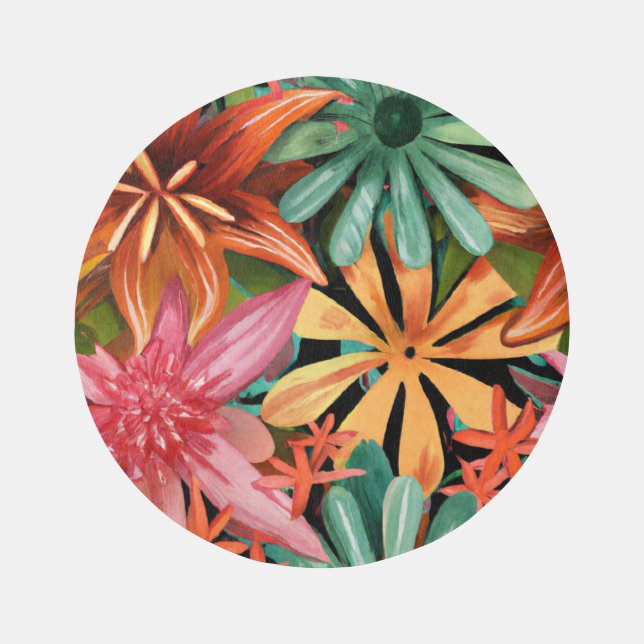 tropical/Hawaiian/floral/flower Outdoor Rug (Front)
