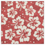 Pink Hibiscus Honu Hawaiian Fabric | Zazzle