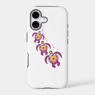 Tropical Hawaiian Honu Turtles iPhone 17 Case