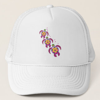 Tropical Hawaiian Honu Turtles Trucker Hat