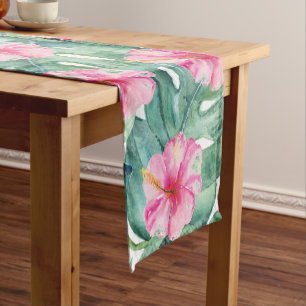 Tropical Hawaiian Luau Table Runner