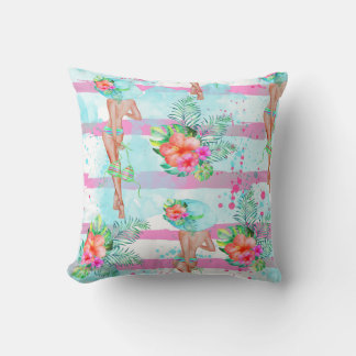 Tropical Hawaiian Pillow