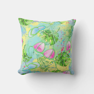 Tropical Hawaiian Pillow