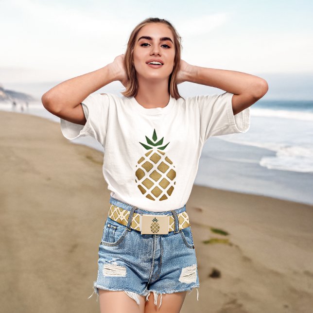 Tropical Hawaiian Pineapple Stencil Belt (Creator Uploaded)
