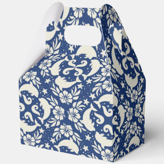 Tropical hawaiian print dolphins favor boxes