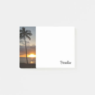 Tropical Hawaiian Sunset Post-it Notes