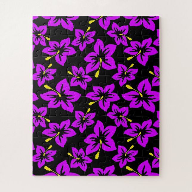 Tropical Hawiian Hibiscus Flowers Jigsaw Puzzle (Vertical)