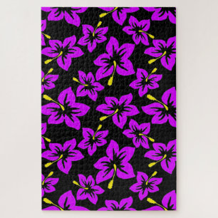 Tropical Hawiian Hibiscus Flowers Jigsaw Puzzle
