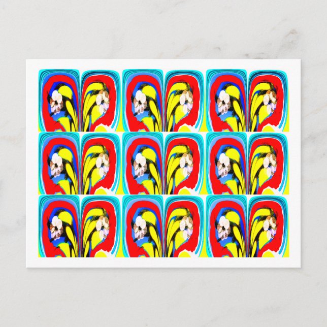 Tropical heat art postcard (Front)