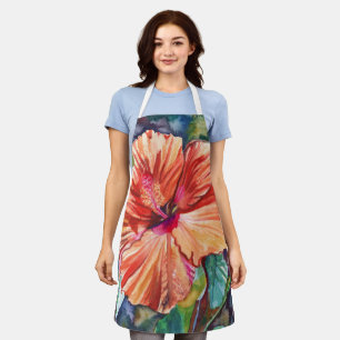 Tropical Hibiscus  5 Apron