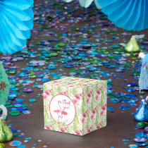 Tropical Hibiscus and Flamingos All Occasion  Favor Boxes