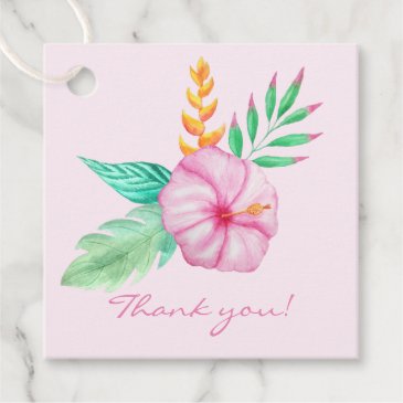 Tropical Hibiscus Bouquet - Thank You