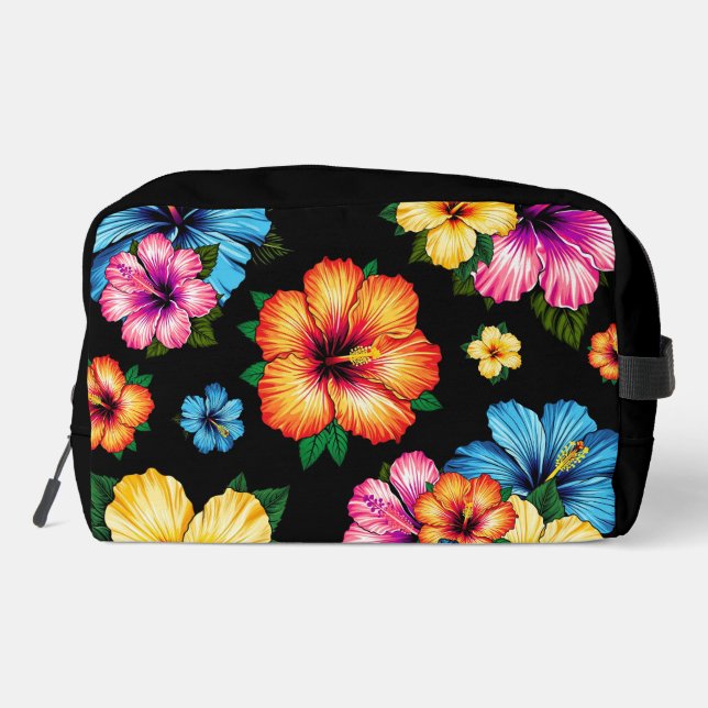 Tropical Hibiscus  Dopp Kit (Back)