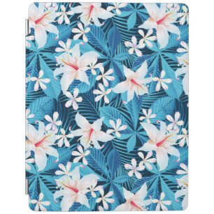 Tropical Hibiscus Floral Pattern 2 iPad Smart Cover