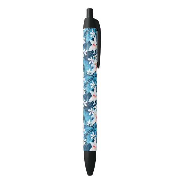 Tropical Hibiscus Floral Pattern 2 Pen (Bottom (Vertical))