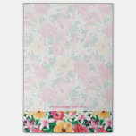 Tropical Hibiscus Floral Pattern Post-it Notes