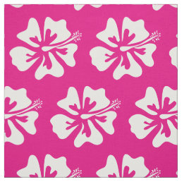 Tropical Hibiscus flower Hawaii floral pattern Fabric