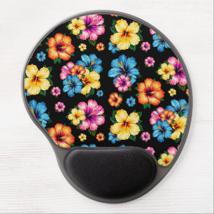 Tropical Hibiscus Gel Mouse Pad
