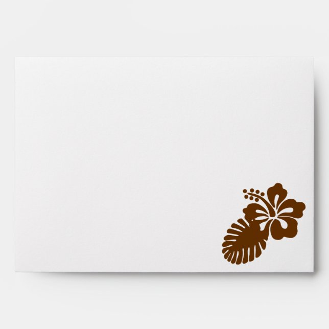 Tropical Hibiscus in Chocolate Envelopes (Front)