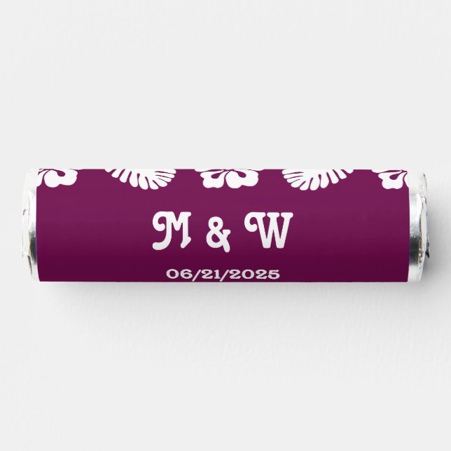 Tropical Hibiscus in Wine Breath Savers® Mints (Front)