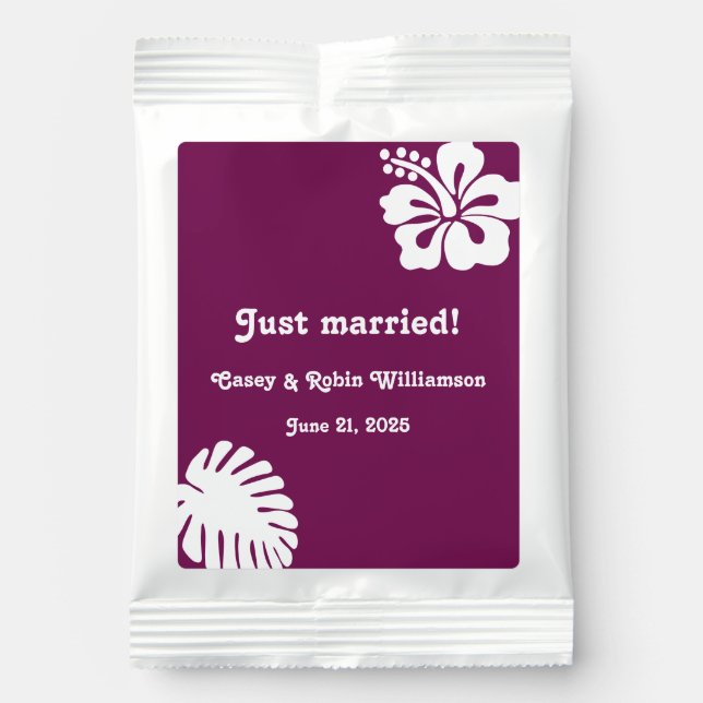 Tropical Hibiscus in Wine Drink Mix (Front)